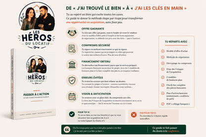 PASSER A L'ACTION - De l'opportunité immobilière à l'obtention du financement.